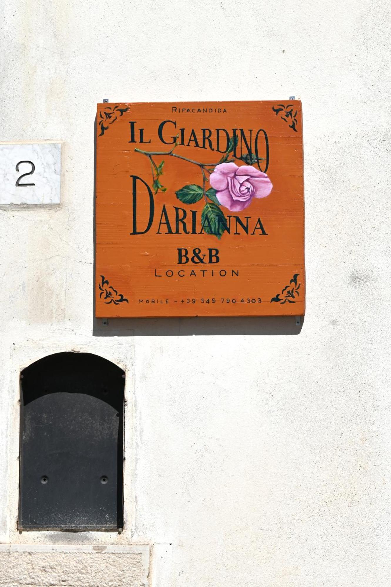 Bed and Breakfast Giardino Darianna Ripacandida Exteriér fotografie